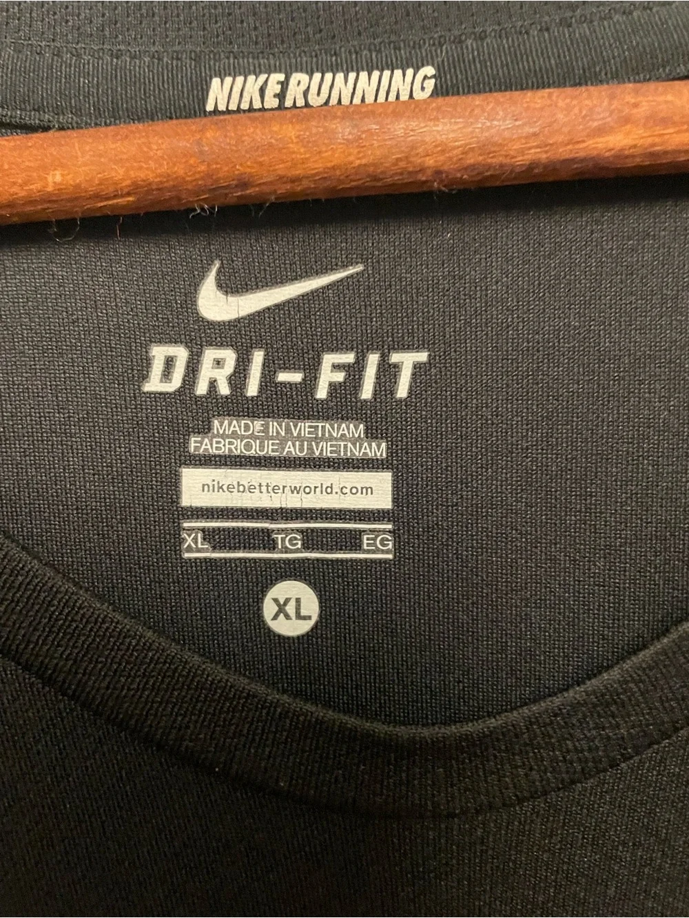 Nike Black Dri-FIT Short Sleeve Athletic Tee